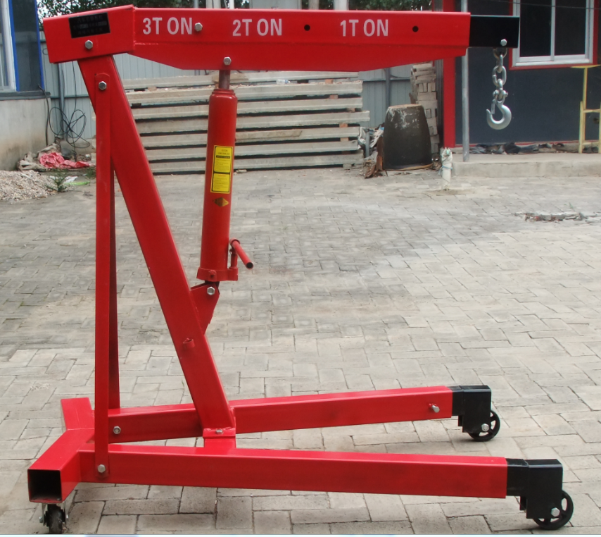 2噸汽車移動小吊機(jī)-折疊式引擎吊機(jī)廠家